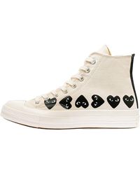 Converse - Chuck Taylor All Star 70 Hi "Comme Des Garcons Play Multi-Heart Milk" A08148C" - Lyst