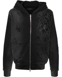 Amiri - Faded Core Logo Shotgun Zip Up Hoodie "Faded" Amjyhd1002 051" - Lyst