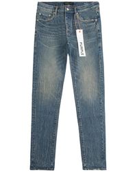 Purple Brand - Crackle Coated Denim "Mid" P001 Sicr424" - Lyst