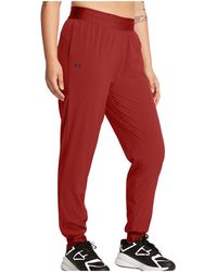 Under Armour - Rival High-Rise Woven Pants "Earthen 1382727 840" - Lyst