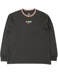 Nike - Be True Long Sleeve Tee Shirt Fd0861 060" - Lyst
