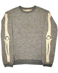 Kapital - Bone Grandrelle Knit Crewneck Sweatshirt "Charcoal" Kap051" - Lyst