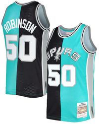 Mitchell & Ness - Split Swingman Jersey "Nba San Antonio Spurs 1998 David Robinson" Smjy4845 Sas98Drbbktl" - Lyst
