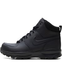 Nike - Manoa Leather "Triple" Hf7095 001" - Lyst