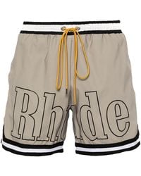 Rhude - Basketball Swim Short "Khaki" Rhss24Sh098453720481" - Lyst