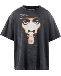 SAINT Mxxxxxx - Saint Michael X 2Pac Short Sleeve T-Shirt Shirt "Washed" Sm Hr8 0000 C14" - Lyst