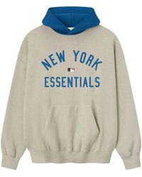 Fear Of God - Mets Sport Hoodie "Heather Stone Sapphire" 192Ml252018F" - Lyst