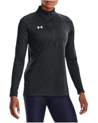 Under Armour - Tech Half-Zip Long-Sleeve T-Shirt 1376862 008" - Lyst
