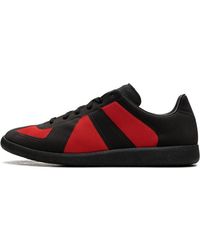 Maison Margiela - Replica Low Top Sneaker "two Tone Red Black" Shoes - Lyst