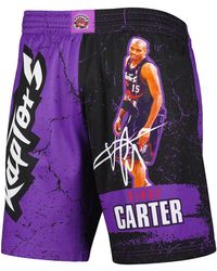 Mitchell & Ness - Player Burst Mesh Shorts "Nba Raptors Vince Carter" Pshr5009 Trayyvcapurp" - Lyst