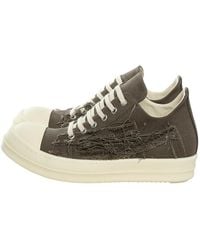 Rick Owens - Scarpe Denim Low "Dust Milk Milk" Ds01F4802 Slash 3411" - Lyst