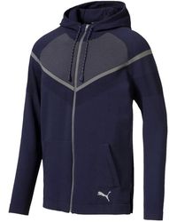 PUMA - Reactive Evoknit Jacket "Peacoat Castlerock" 518233 03" - Lyst