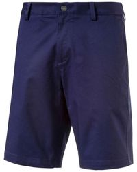 PUMA - Tailored Chino Short "Peacoat" 572325 03" - Lyst