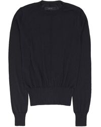 Amiri - Distressed Cashmere Jumper Ps22Wkl007_Blk" - Lyst