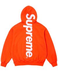 Supreme - Satin Appliqué Hooded Sweatshirt "Fw24 - Lyst