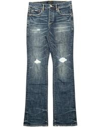 Purple Brand - P002 Mid Rise Slim Jean "Vintage Spotted" Pbpmrsjvsi" - Lyst