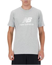 New Balance - Sport Essentials Logo T-Shirt "Athletic Mt41502Ag" - Lyst