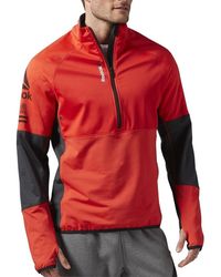 Reebok - One Series Hexawarm 1/4 Zip Pullover "Riot" Ax9422" - Lyst