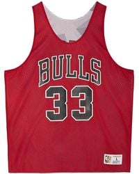 Mitchell & Ness - Nba Reversible Mesh Tank "Scottie Pippen" Tmtk3208-Cbuyyspiscar_S" - Lyst