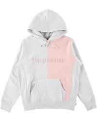 supreme split old english hoodie