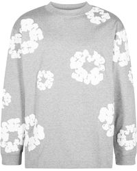 DENIM TEARS - Long Sleeve Cotton Wreath T-Shirt Dt055" - Lyst