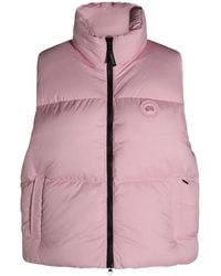 Canada Goose - Fallon Puffer Vest "Linnaea Rose" 1754Wt 9603" - Lyst