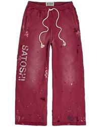 Satoshi Nakamoto - Luke Fleece Sweatpants Sat075" - Lyst