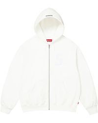 Supreme - Logo Zip Up Hooded Sweatshirt "Fw25 - Lyst