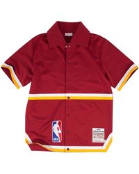 Mitchell & Ness - Nba Authentic Shooting Shirt "1981 Cleveland Cavaliers - Lyst