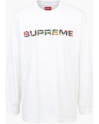 Supreme - Meta Logo L/s Top "ss 20" - Lyst