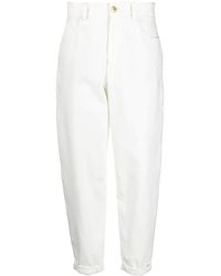 Brunello Cucinelli - Cotton Relaxed Fit Trousers "Naturale" Brun1380" - Lyst