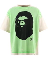 Saint Michael - Mad Face Handprinting T-Shirt Sm Hr1 0000 C34" - Lyst