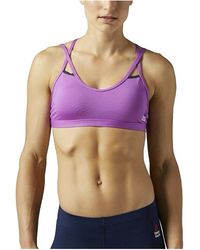 Reebok - Crossfit Double Strappy Bra "Victorian" Bq5163" - Lyst