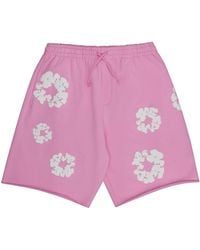 DENIM TEARS - Cotton Wreath Shorts Dt885" - Lyst