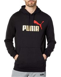 PUMA - Essential+ Big Logo Fleece Hoodie "Cotton 846849 90" - Lyst