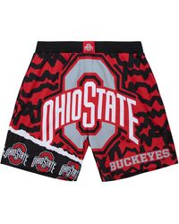 Mitchell & Ness - Jumbotron 2.0 Sublimated Shorts "Ncaa Ohio State Buckeyes" Pshr1220 Ostyypppbkrd" - Lyst