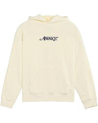 AWAKE NY - Classic Logo Hoodie "Cream" Awk Fw24 Hd303 Cre" - Lyst