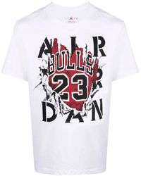 Nike - Air Aj5 '85 Graphic Chicago Bulls T-Shirt T-Shirt Dd5259 100" - Lyst