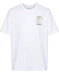 CASABLANCA - Mushroom Goddess T-Shirt Mf24 Jts 001 01" - Lyst