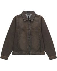 RTA - Valentiano Denim Jacket "Mocha Drift" Mexod1224 W2301Mocdr" - Lyst