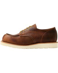 Red Wing - Classic Moc Oxford "Copper Rough & Tough Leather" 08077D Copper" - Lyst