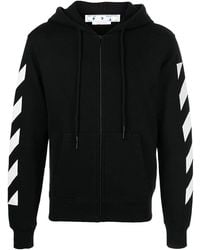 Off-White c/o Virgil Abloh - Diag Arrow Slim Zip Hoodie Ombe013C99Fle00 61001" - Lyst