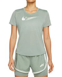 Nike - Dri-Fit Swoosh Run Short-Sleeve Running Top Dd6478 357" - Lyst