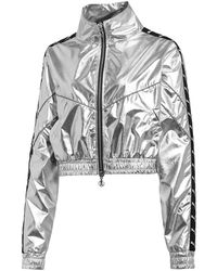 PUMA - Cropped Zip-Up Track Top "The Kooples - Lyst