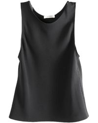 The Row - Faustino Tank Top 10810 W4335 Blk" - Lyst