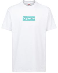 Supreme - Tiffany & Co. Box Logo T-Shirt "Fw21" Su11126" - Lyst