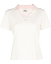 Malbon Golf - Carlota Polo Shirt "Whisper" Mw 0275 Whw" - Lyst