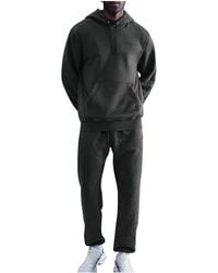 Nike - Club Washed Fleece Pullover Hoodie "Forest Charcoal" Iq1219 060" - Lyst