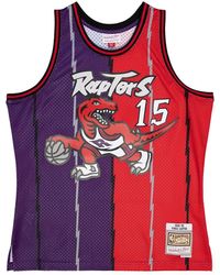 Mitchell & Ness - Split Swingman Jersey "Nba Toronto Raptors 1998 Vince Carter" Smjy4845 Tra98Vcaprrd" - Lyst