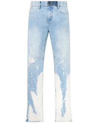 RTA - Denis Light Wash Splatter Jeans Mu24D678 B1104Wtpsp" - Lyst